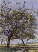 Ferdinand Hodler Apple trees Germany oil painting artist